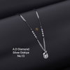 AD Diamond  Designer Silver And Rose Gold Dokiya Wholesale Price In Surat
